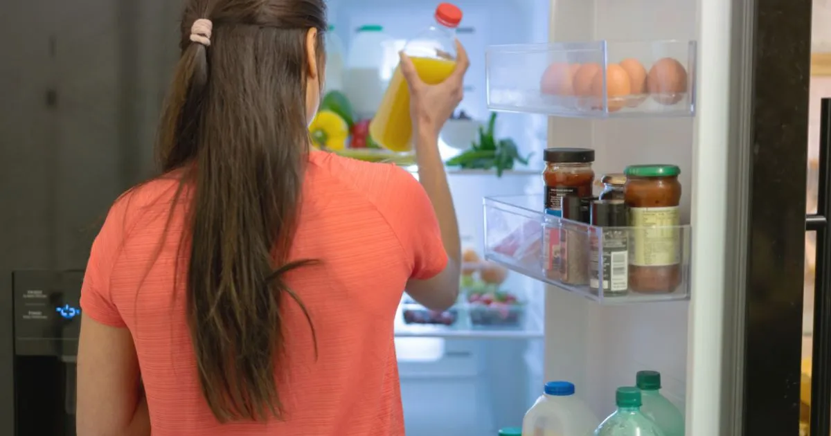 Givre à l'interieur d'un congélateur